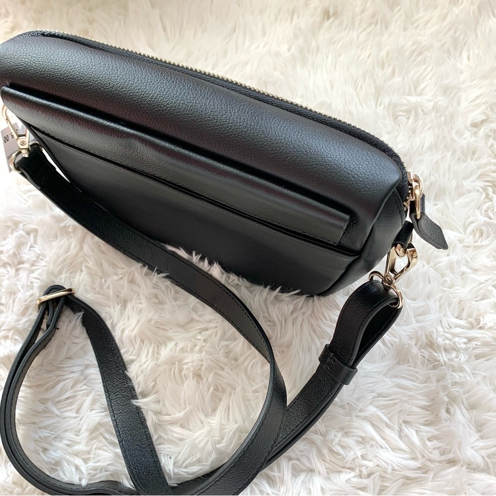 Mina Baie Leather Fanny Crossbody Bag - Picture 10 of 14